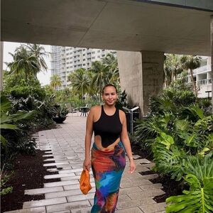 Colorful Women's Swim Cover-Up